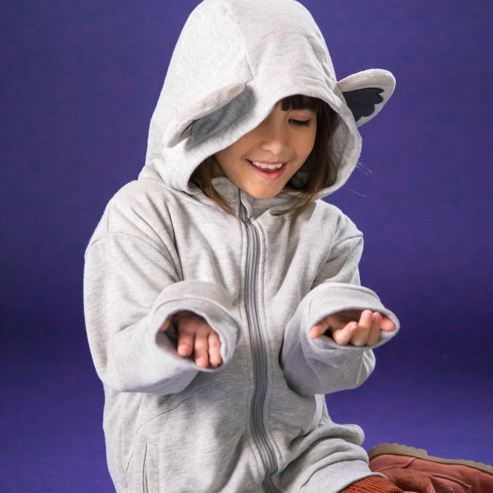 Koala Hoodie - Light Grey – Tumfort Toys UK