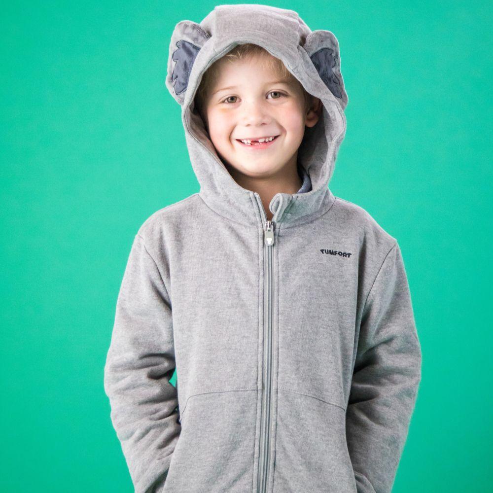 Koala Hoodie - Dark Grey – Tumfort Toys UK